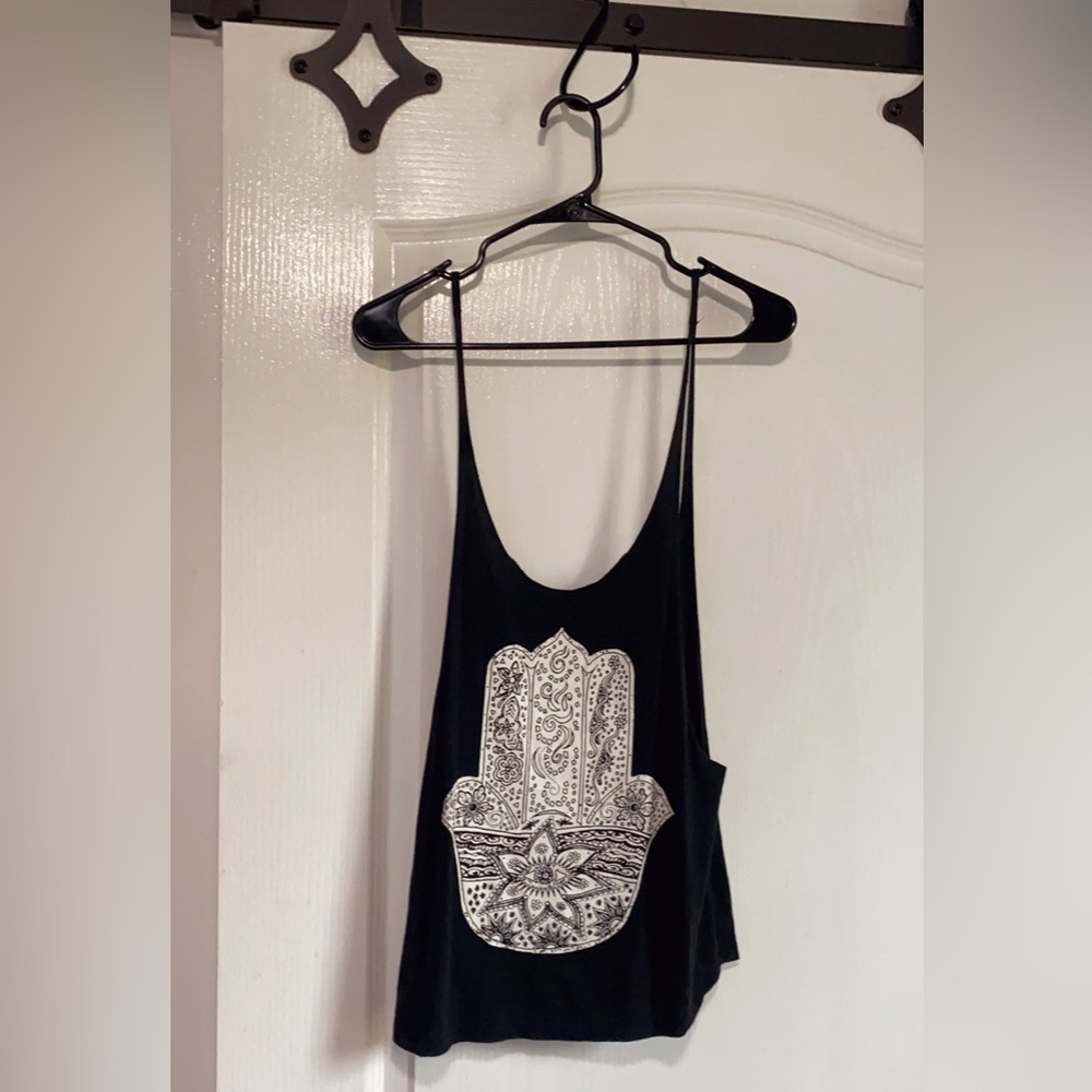 Black and White Women's Tank Top
